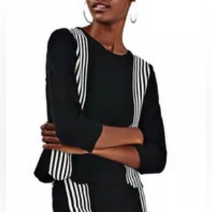 Topshop Scalloped Hem Top Size 6